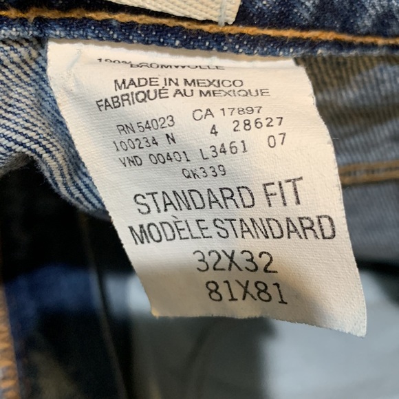 GAP Mens Standard Fit Blue Jeans 32x32 - Picture 6 of 6